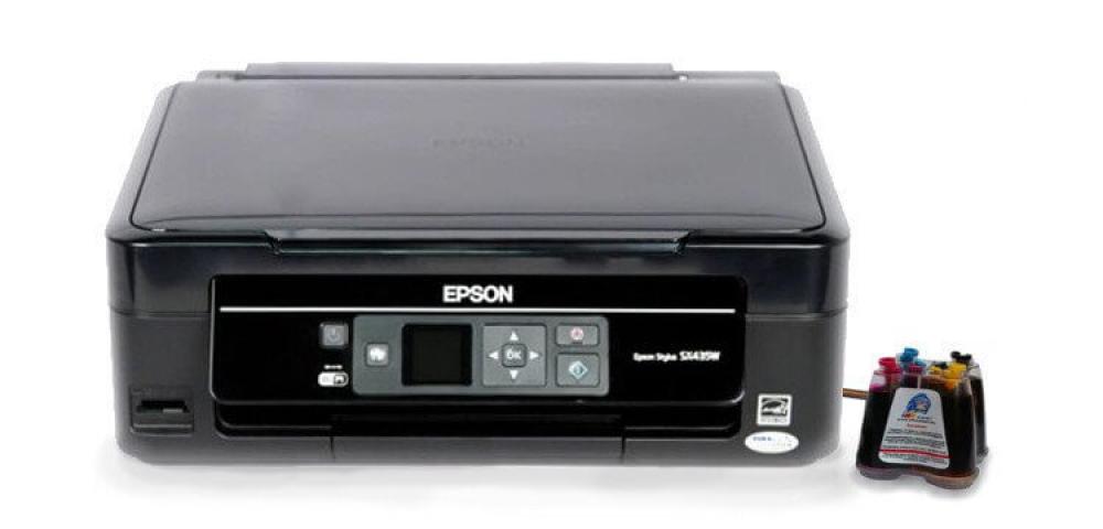изображение МФУ Epson Stylus SX435W с СНПЧ - изображение 1