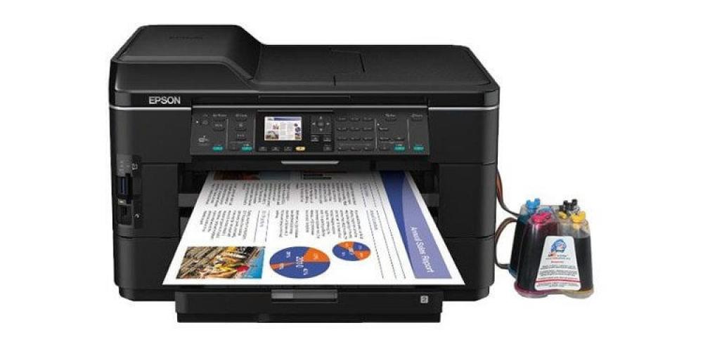 изображение МФУ Epson WorkForce WF-7525 с СНПЧ - изображение 1