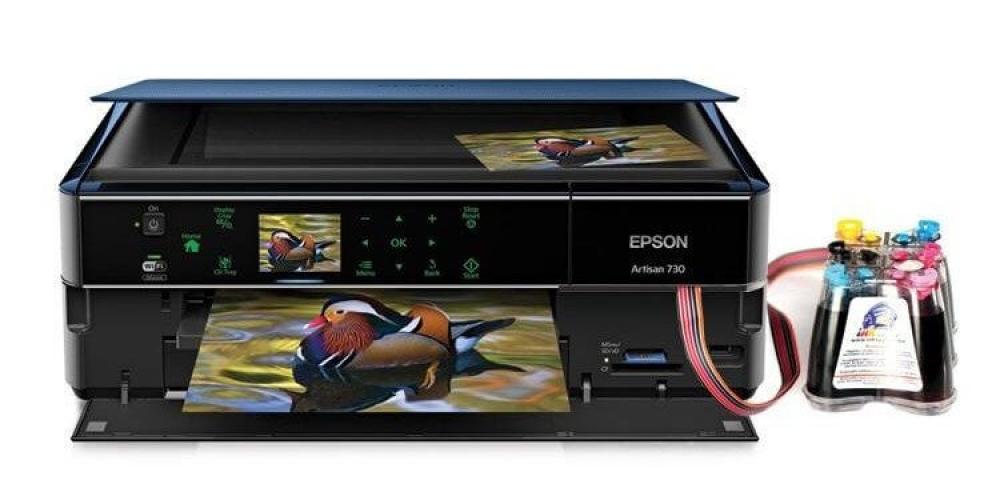 изображение МФУ Epson Artisan 730 с СНПЧ и чернилами (Уценка) - изображение 1