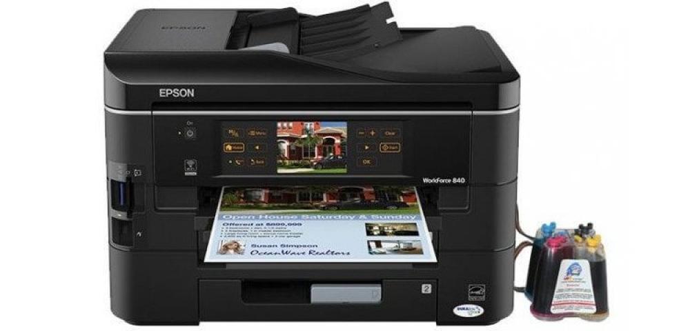изображение МФУ Epson WorkForce 840 с СНПЧ - изображение 1