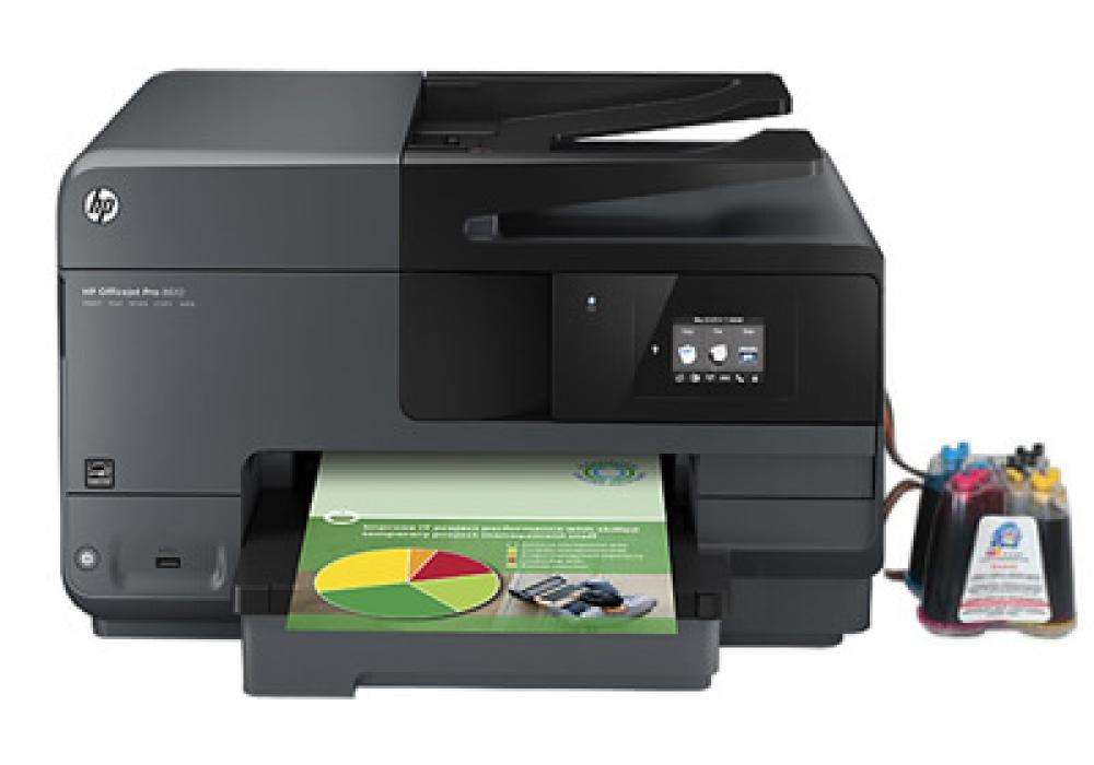 изображение МФУ HP OfficeJet Pro 8610 с СНПЧ - изображение 1