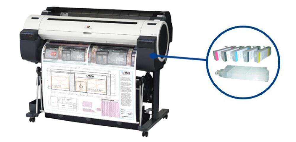 Плоттер Canon imagePROGRAF IPF770 с ПЗК со стендом - изображение 1