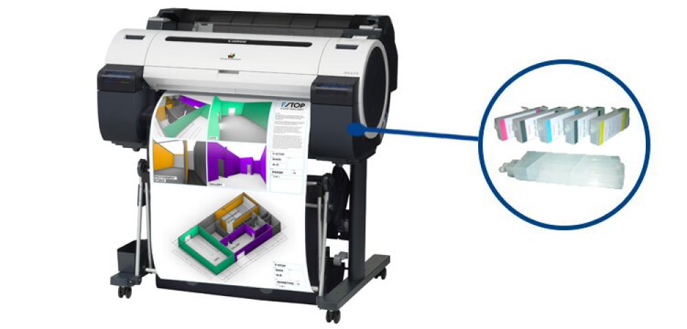 Плоттер Canon imagePROGRAF IPF670 с ПЗК - изображение 1