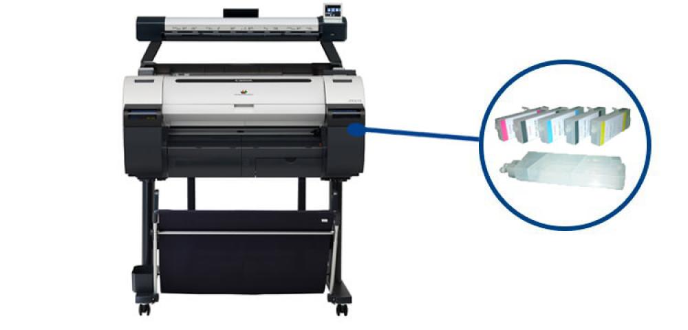 Плоттер Canon imagePROGRAF IPF670 MFP L24 с ПЗК - изображение 1