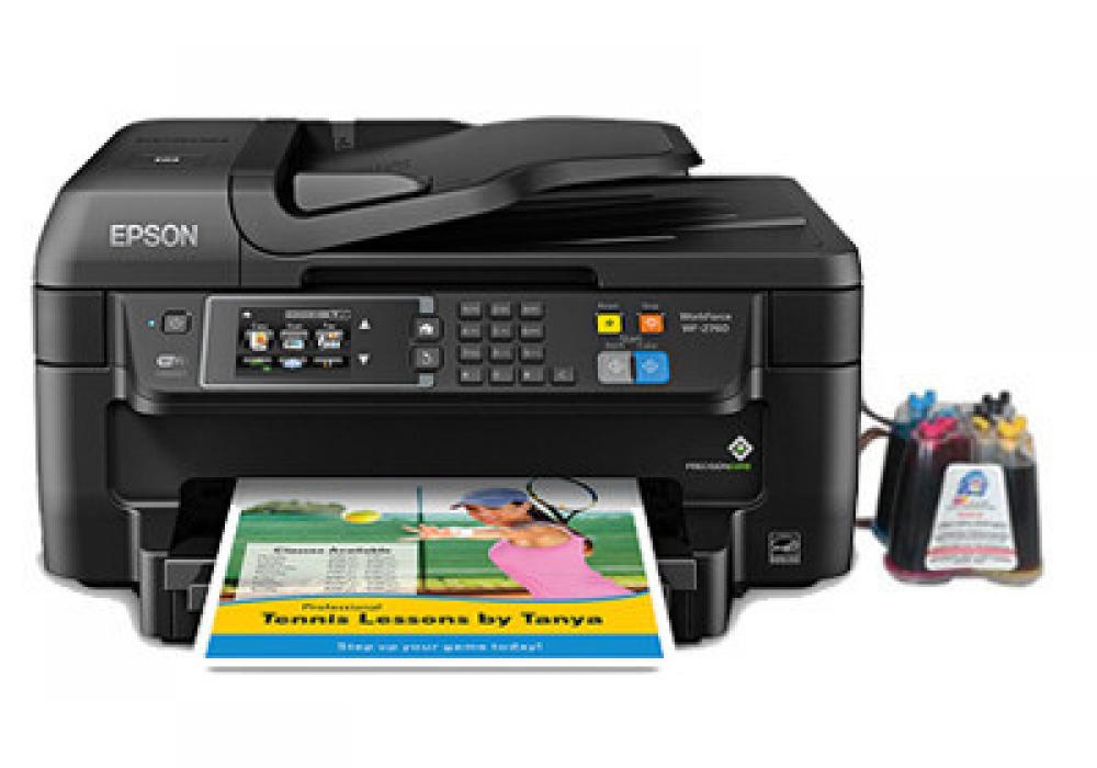 МФУ Epson Workforce WF-2760 с СНПЧ фото - изображение 1