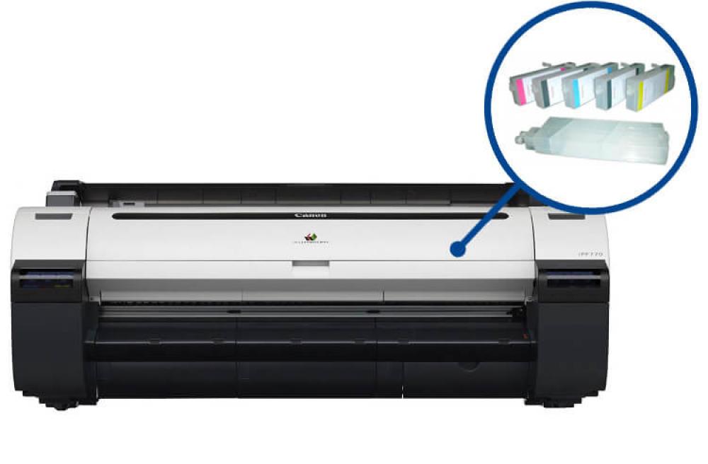 Плоттер Canon imagePROGRAF IPF770 с ПЗК (без стенда) - изображение 1