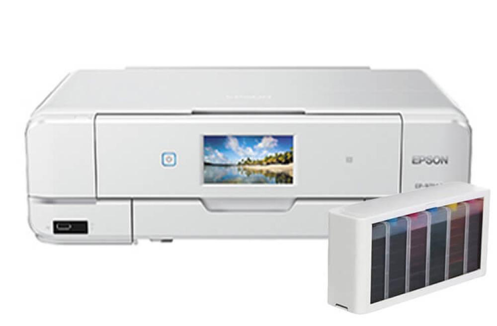 МФУ Epson Colorio EP-979A3 с СНПЧ и чернилами фото - изображение 1
