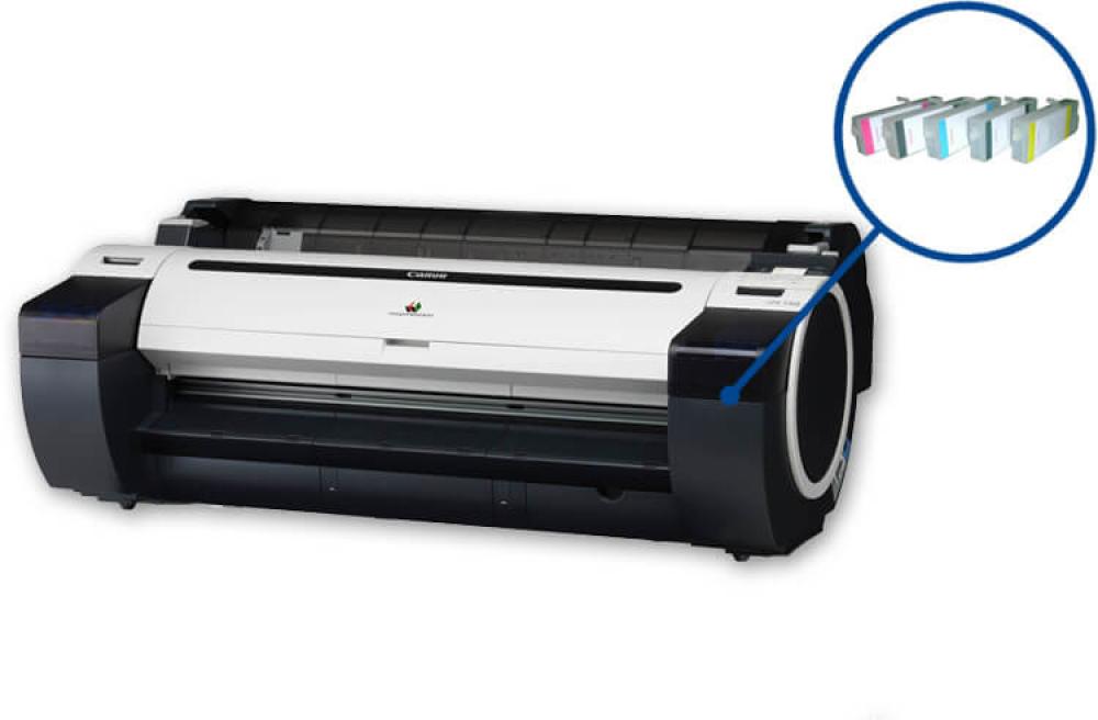 Плоттер Canon imagePROGRAF IPF780 с ПЗК и чернилами (без стенда) - изображение 1