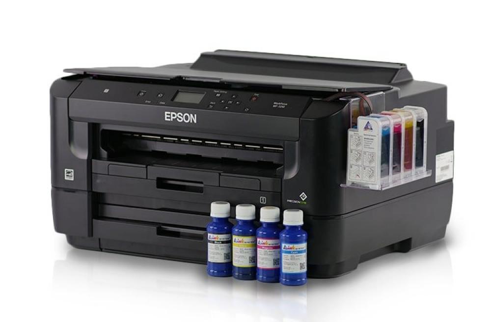 изображение Принтер Epson WorkForce WF-7210DTW с СНПЧ и чернилами - изображение 1