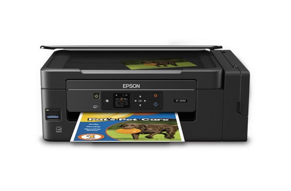 МФУ Epson Expression EcoTank ET-2650 с оригинальной СНПЧ и чернилами фото - изображение 1