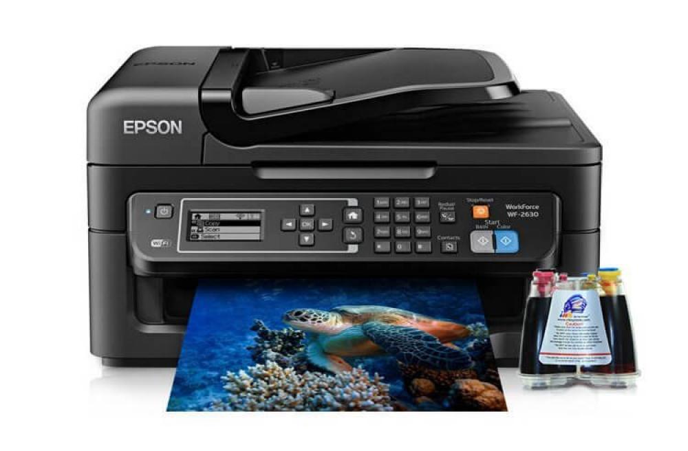 МФУ Epson Workforce WF-2630 с СНПЧ и сублимационными чернилами фото - изображение 1