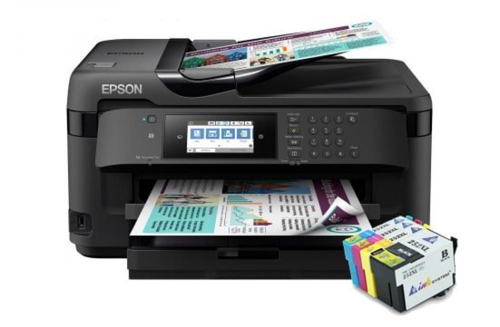 изображение МФУ Epson WorkForce WF-7710DWF с картриджами INKSYSTEM - изображение 1
