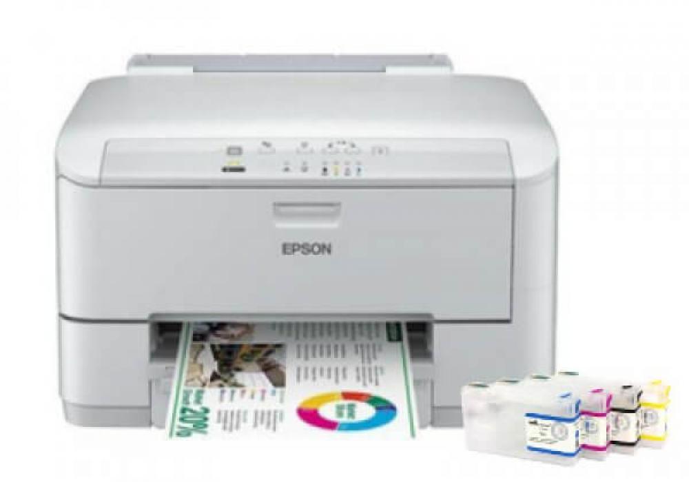 изображение Цветной принтер Epson WorkForce Pro WP-4015DN с перезаправляемыми картриджами - изображение 1