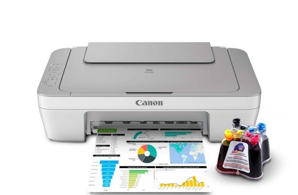 МФУ Canon PIXMA MG2550 с СНПЧ и чернилами фото - изображение 1