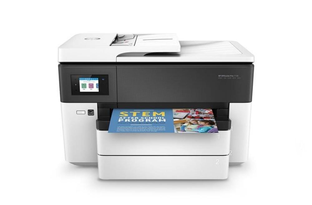 МФУ HP OfficeJet Pro 7730 с ПЗК и чернилами фото - изображение 1