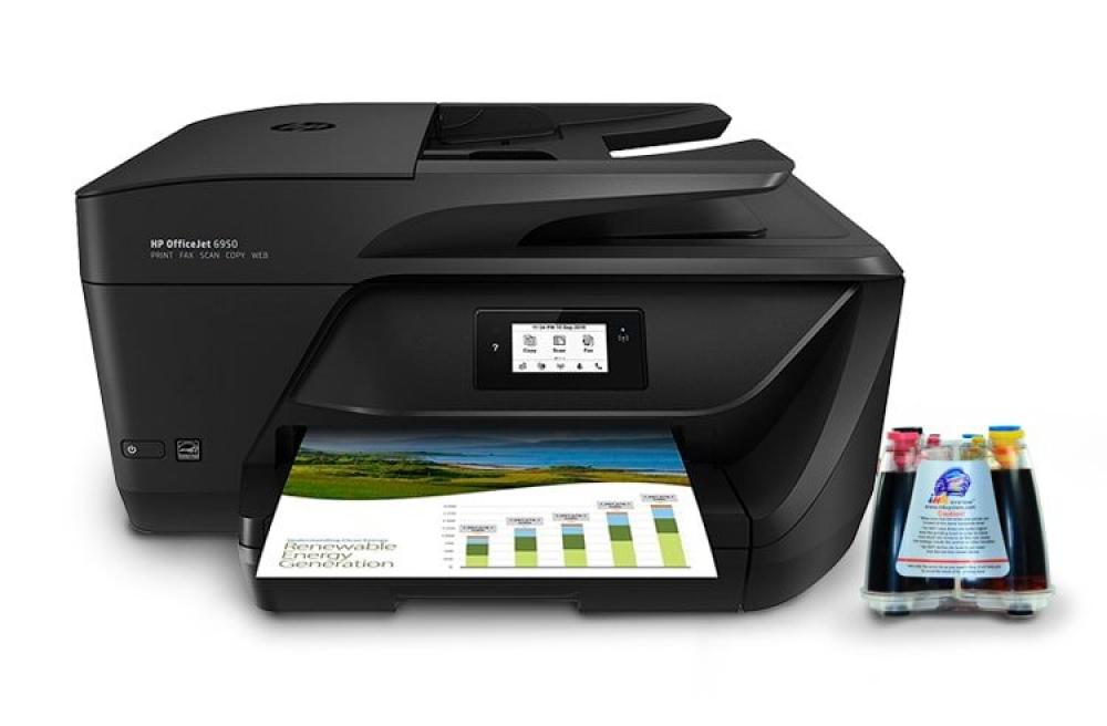 МФУ HP OfficeJet Pro 6950 с СНПЧ и чернилами фото - изображение 1