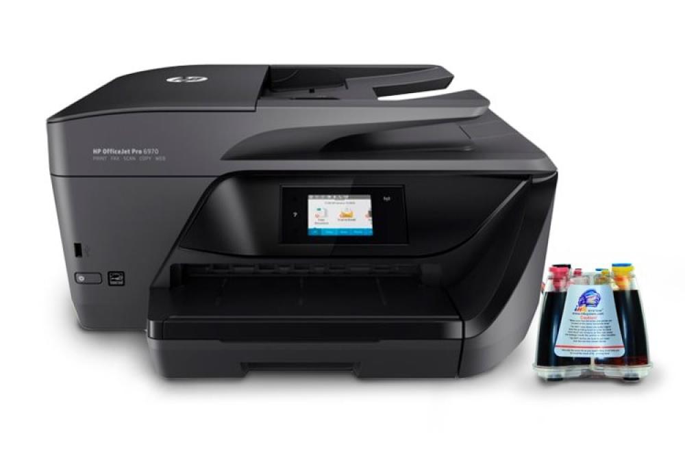 МФУ HP OfficeJet Pro 6970 с СНПЧ и чернилами фото - изображение 1