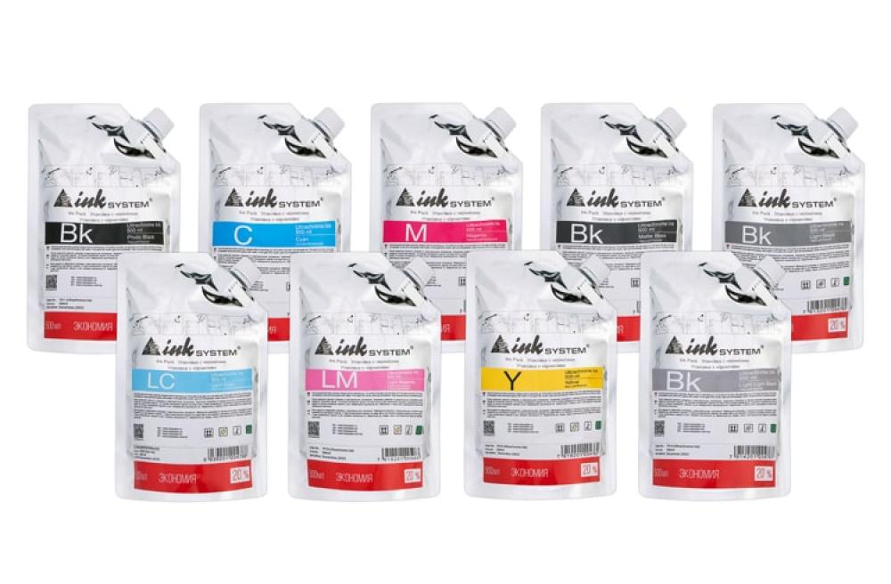 изображение Комплект ультрахромных чернил INKSYSTEM для Epson SC-P6000, 500 мл. (9 цветов) - изображение 1