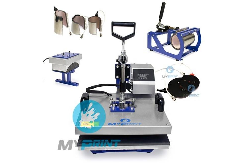 изображение Термопресс многофункциональный MyPrint HP 6 в 1 38x38 см - изображение 1