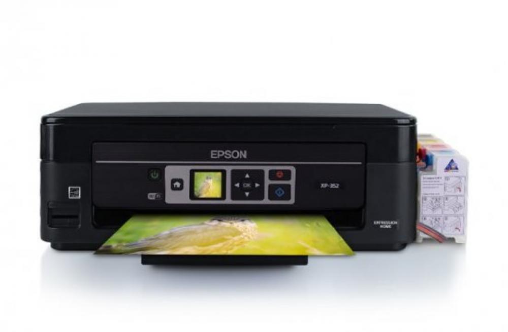 МФУ Epson Expression Home XP-352 с СНПЧ и чернилами (Уценка) фото - изображение 1