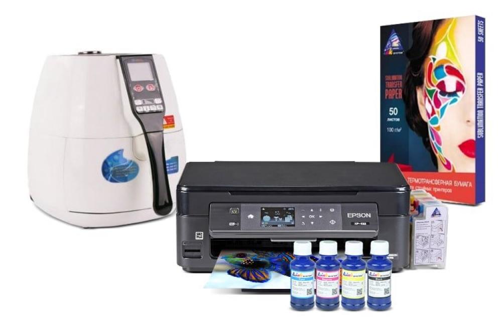Вакуумный термопресс HeatPress V-02 3D Mini и МФУ Epson XP-452 с набором для сублимационной печати фото - изображение 1