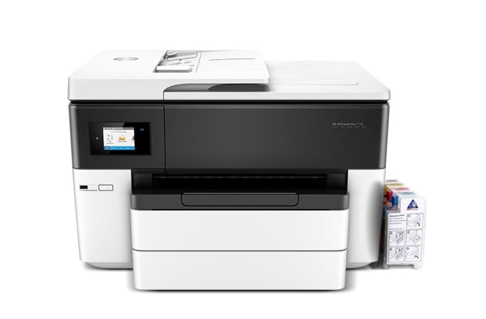 МФУ HP OfficeJet Pro 7740 с СНПЧ и чернилами фото - изображение 1