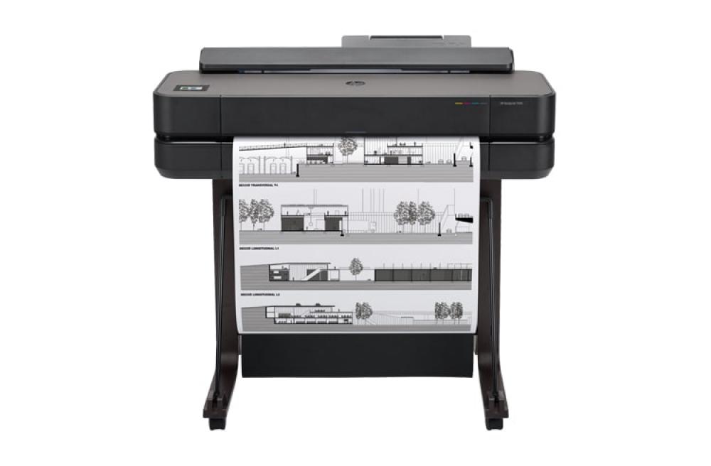 Плоттер HP Designjet T650 24" с СНПЧ и чернилами фото - изображение 1