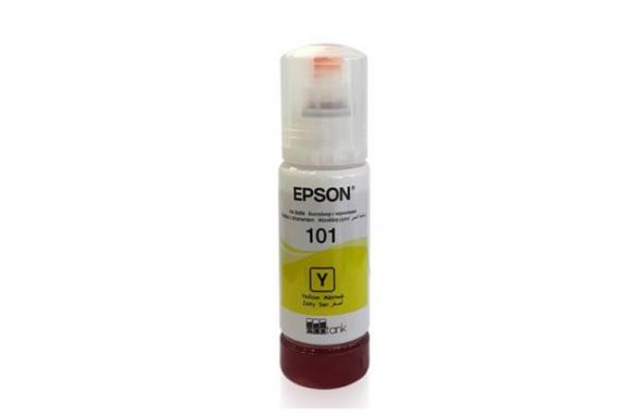 Оригинальные чернила для Epson Yellow (70 мл) (Картридж 101) фото
