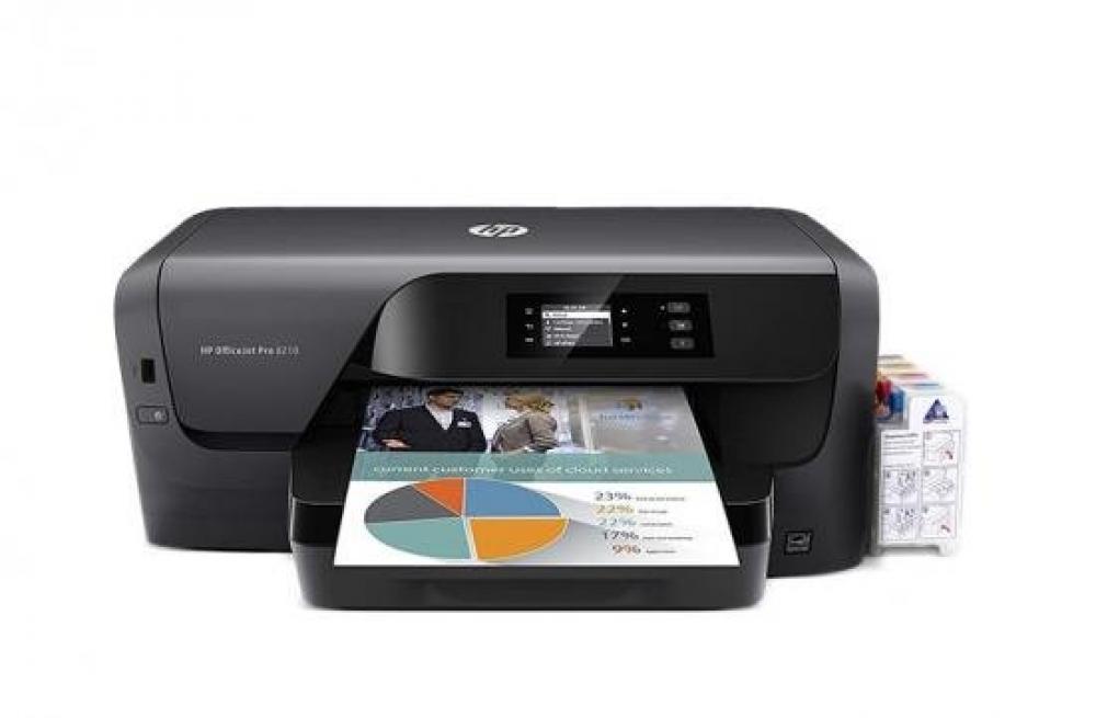 Принтер HP OfficeJet Pro 8210 с СНПЧ и чернилами (Уценка) фото - изображение 1