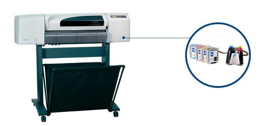 изображение Плоттер HP DesignJet 500 Plus 42" с СНПЧ - изображение 1