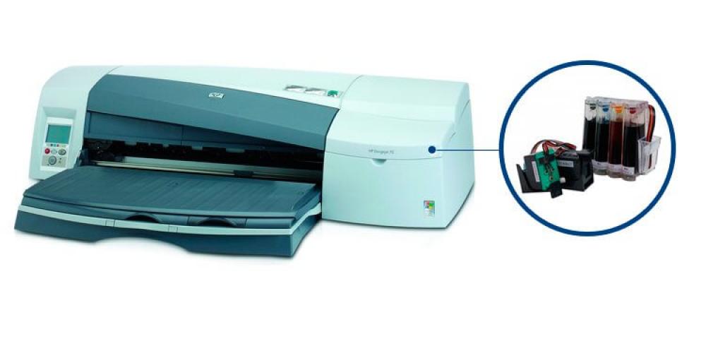 изображение Плоттер HP DesignJet 70 с СНПЧ - изображение 1