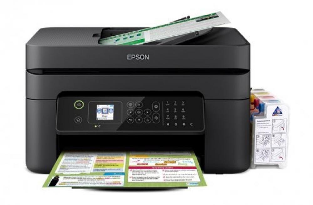 МФУ Epson Workforce WF-2850 с СНПЧ и чернилами фото - изображение 1