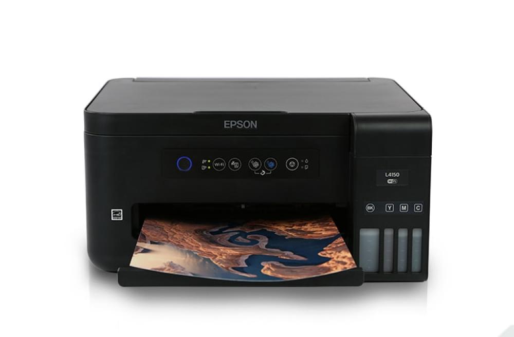 изображение МФУ Epson L4150 с оригинальной СНПЧ и чернилами INKSYSTEM 250мл - изображение 1