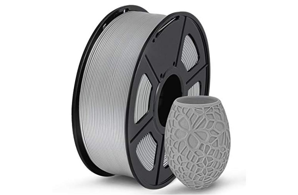изображение Пластиковая нить SUNLU PLA Grey Filament 1.75мм, 1кг
