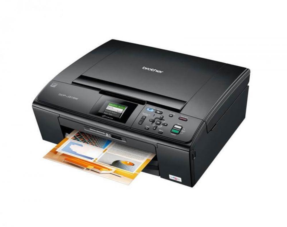 изображение МФУ Brother DCP-J315W с перезаправляемыми картриджами - изображение 1