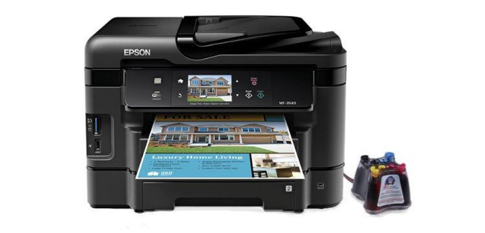 изображение МФУ Epson Workforce WF-3540 с СНПЧ (США) - изображение 1