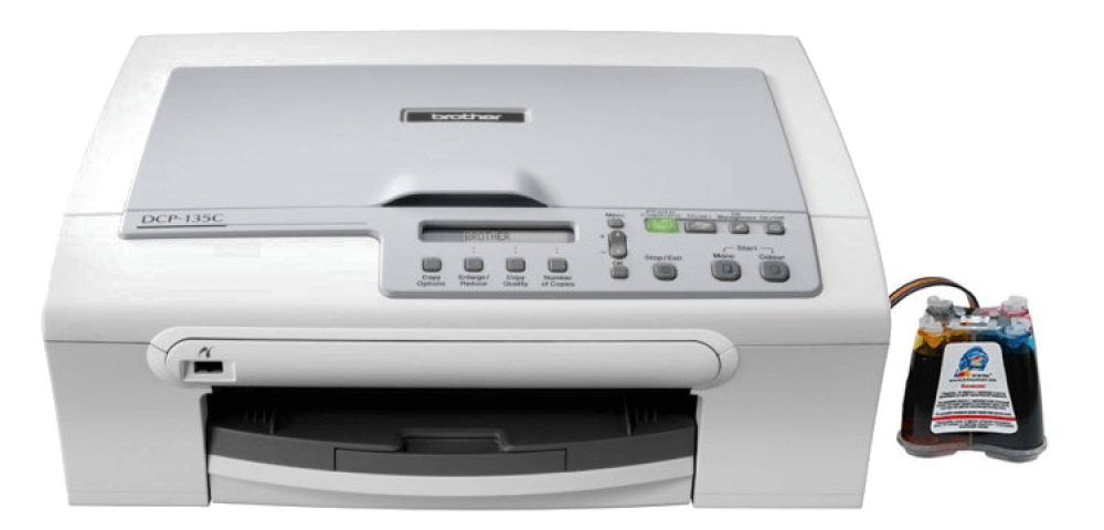 изображение МФУ Brother DCP-135CR с СНПЧ - изображение 1