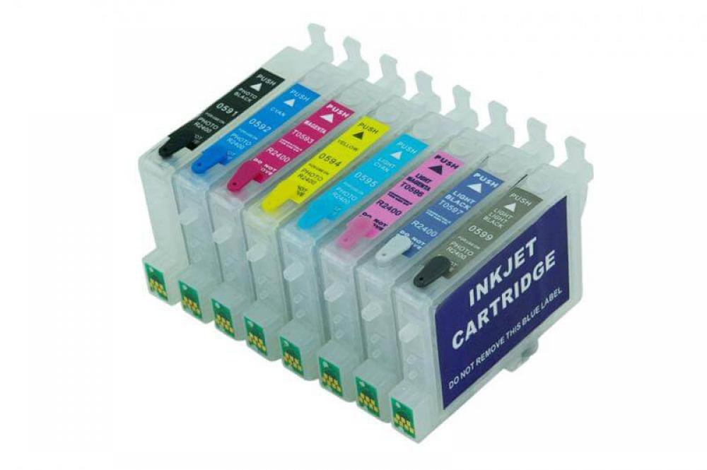 Перезаправляемые картриджи для Epson Stylus Photo R2400 фото - изображение 1