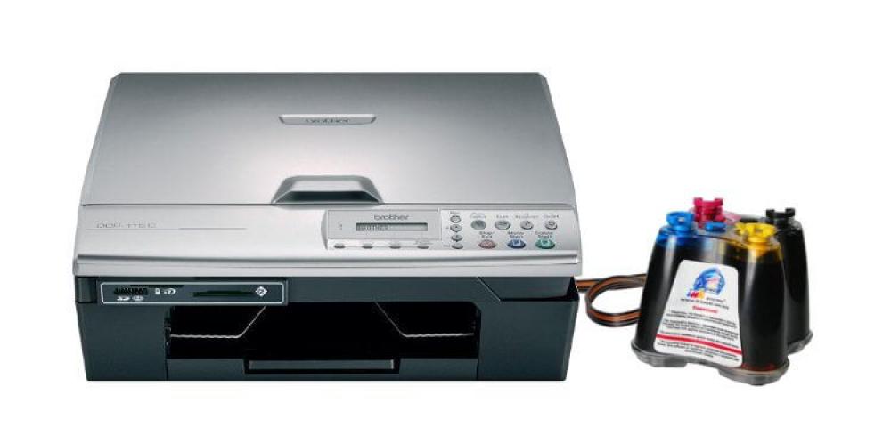 изображение МФУ Brother DCP 115C с СНПЧ - изображение 1