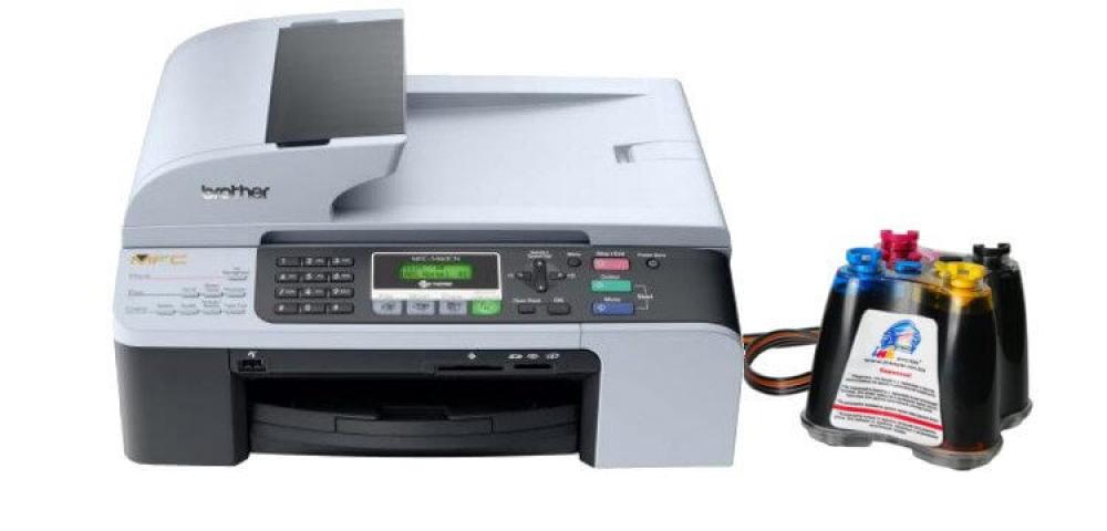 изображение МФУ Brother MFC 5460CN с СНПЧ - изображение 1