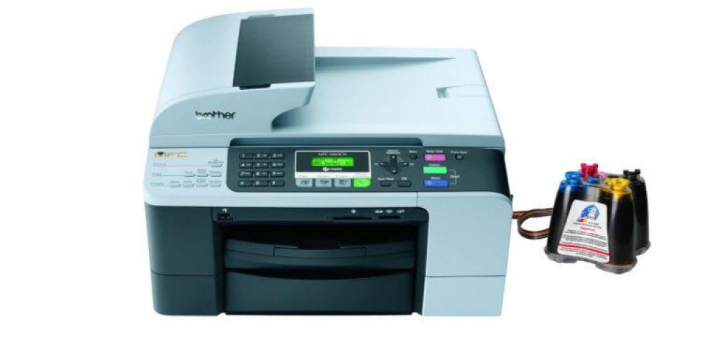 изображение МФУ Brother MFC 5860CN с СНПЧ - изображение 1