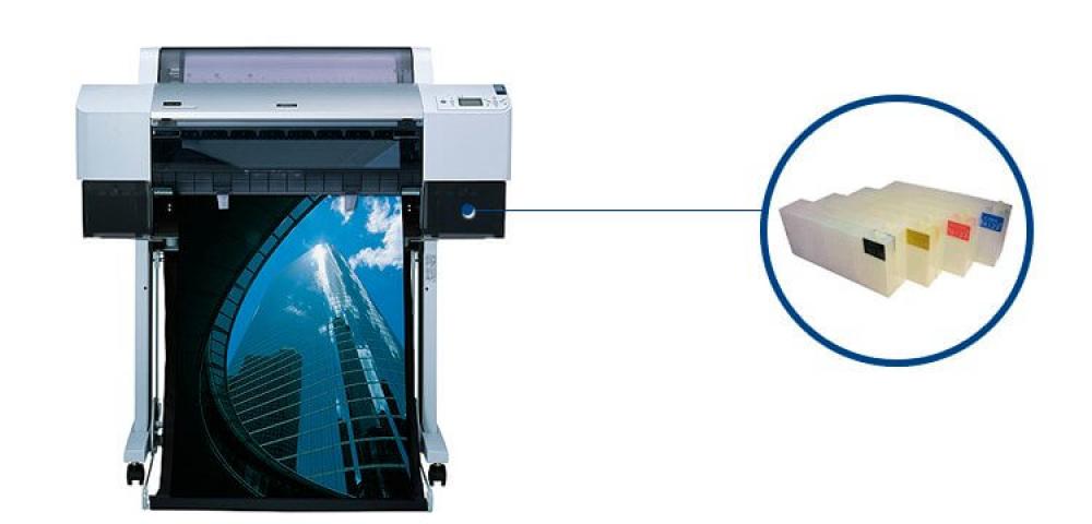 изображение Плоттер Epson Stylus Pro 7400 с ПЗК - изображение 1