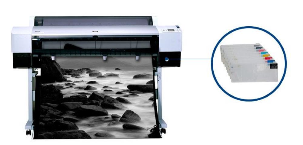 изображение Плоттер Epson Stylus Pro 9800 с ПЗК - изображение 1