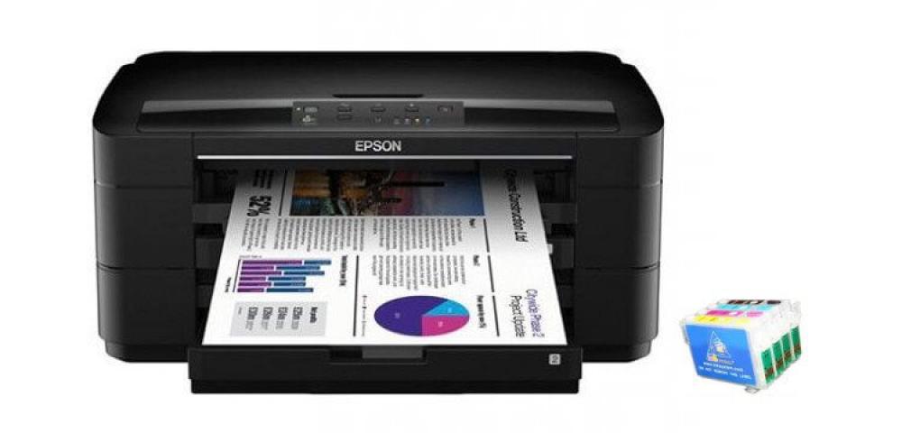 изображение Цветной принтер Epson WorkForce WF-7010 с перезаправляемыми картриджами - изображение 1