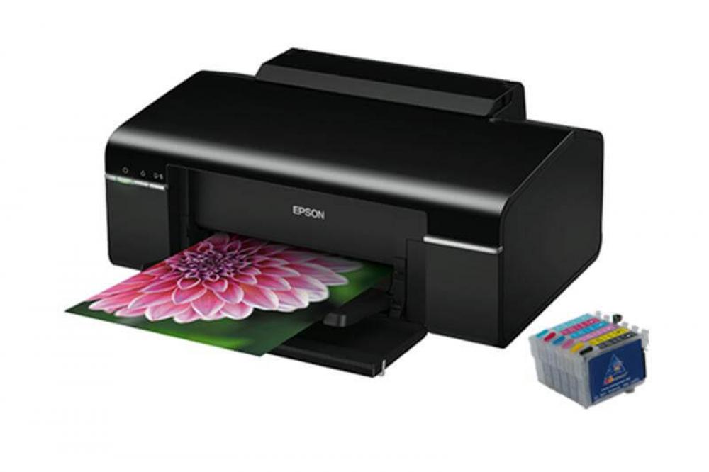изображение Цветной принтер Epson Stylus Photo T50, T59 с перезаправляемыми картриджами - изображение 1