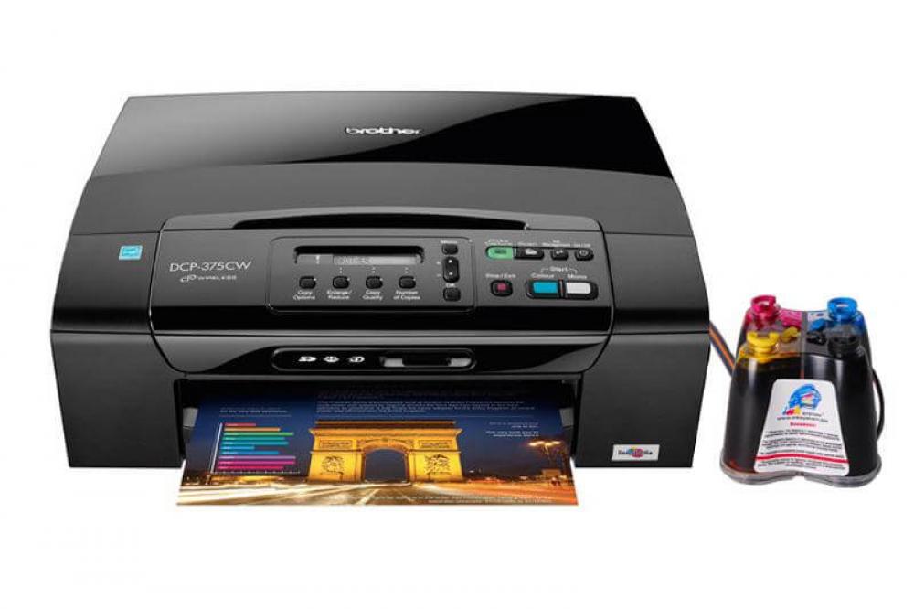 изображение МФУ Brother DCP-375CW с СНПЧ - изображение 1
