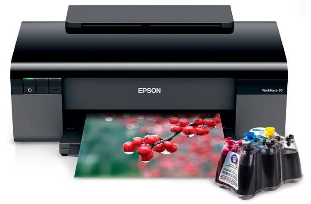 изображение Принтер Epson Workforce 30 Refurbished с СНПЧ - изображение 1