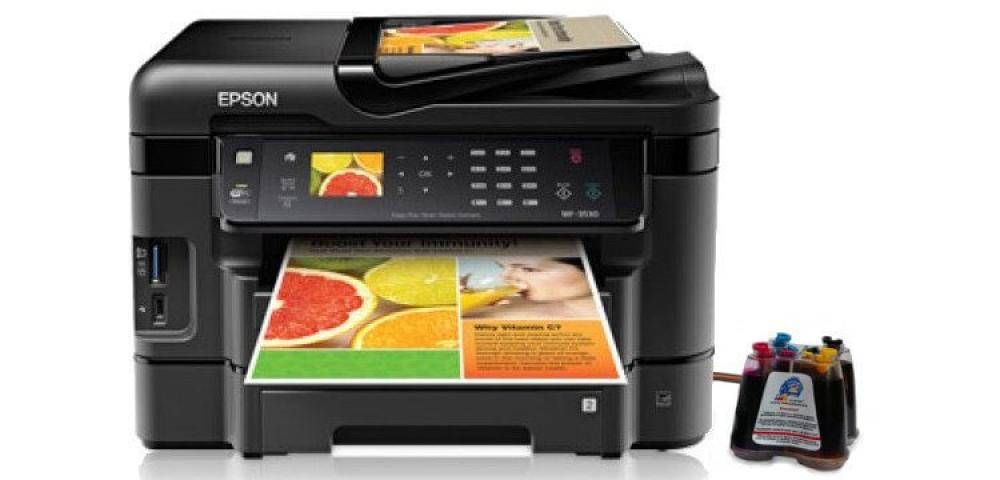 изображение МФУ Epson WorkForce WF-3530 с СНПЧ - изображение 1