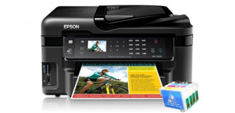 изображение МФУ Epson Workforce WF-3520DWF Refurbished с перезаправляемыми картриджами - изображение 1