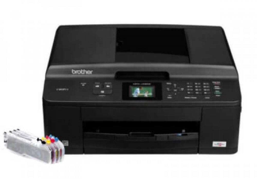 изображение МФУ Brother MFC-J430W с перезаправляемыми картриджами (Рус) - изображение 1